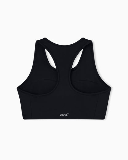 EA7 Medium-support sports bra in VIGOR7 technical fabric