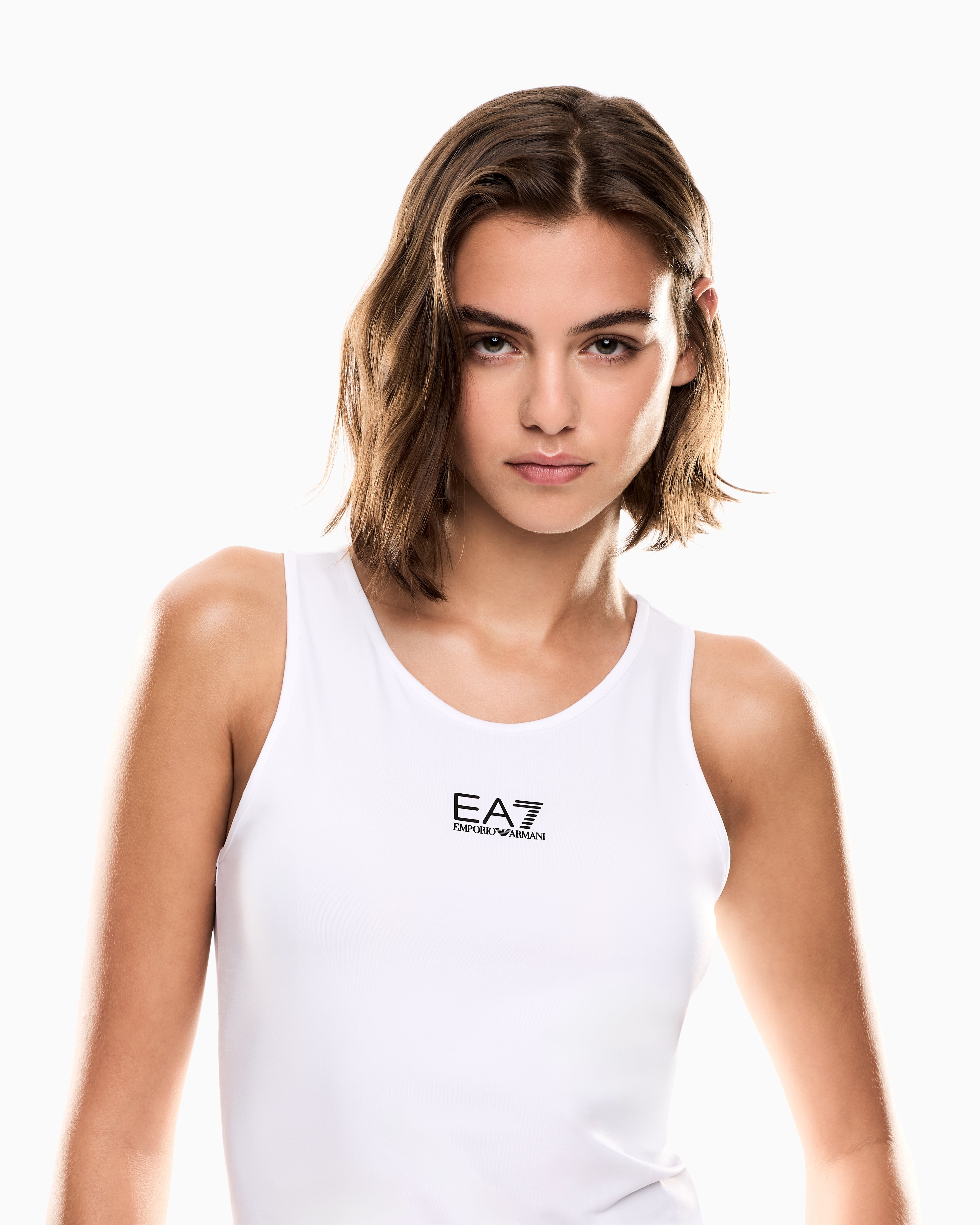EA7 Technical ventus tank with a halter neck Tennis Pro