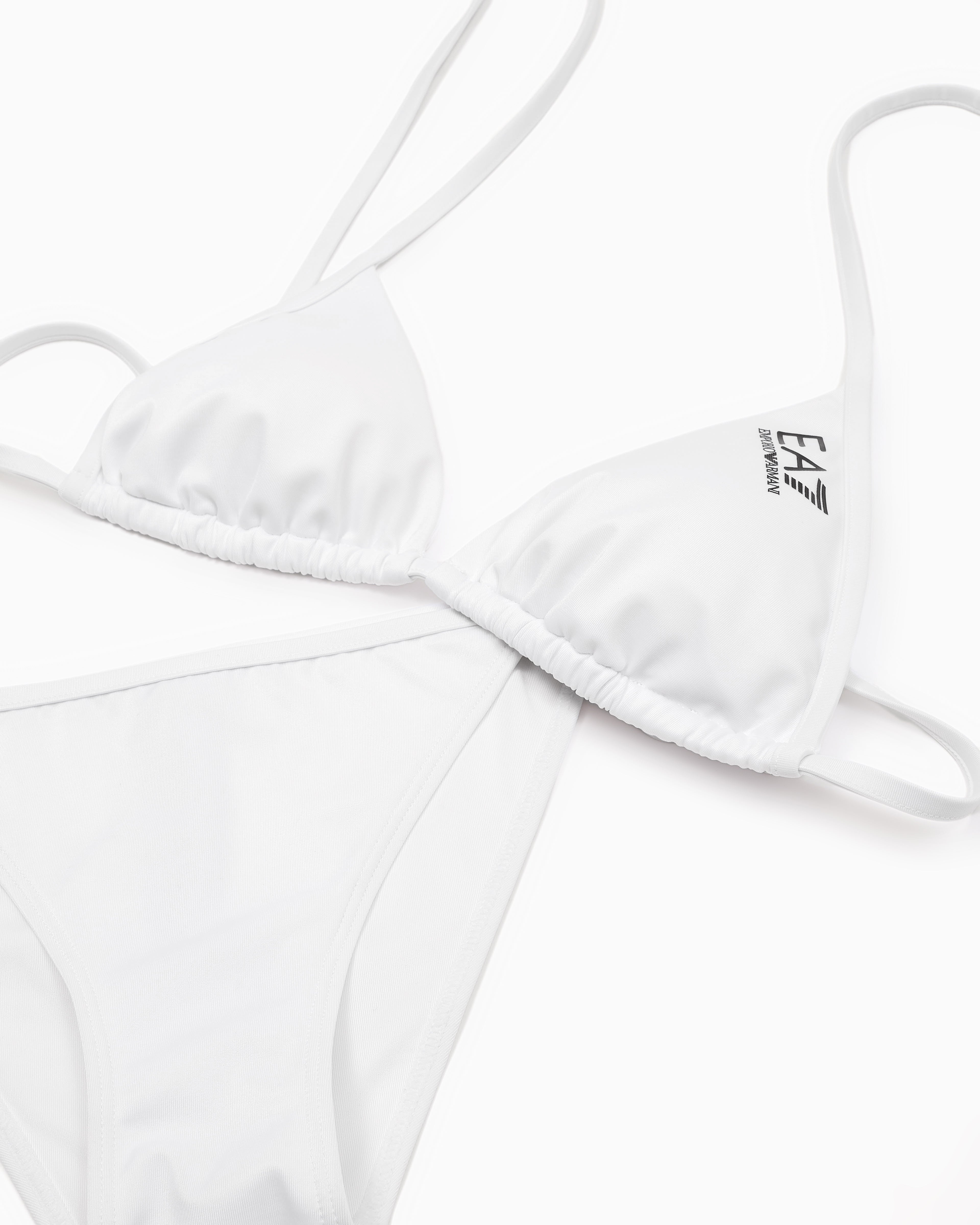 EA7 Two-piece bikini with triangle top and ties Water Sports