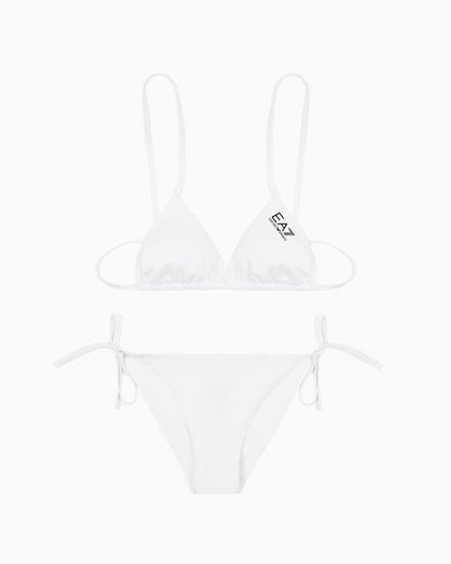 EA7 Two-piece bikini with triangle top and ties Water Sports