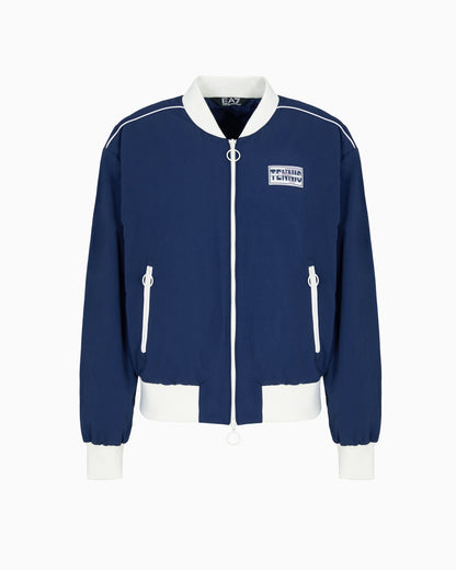 EA7 Tennis Club stretch-nylon bomber jacket