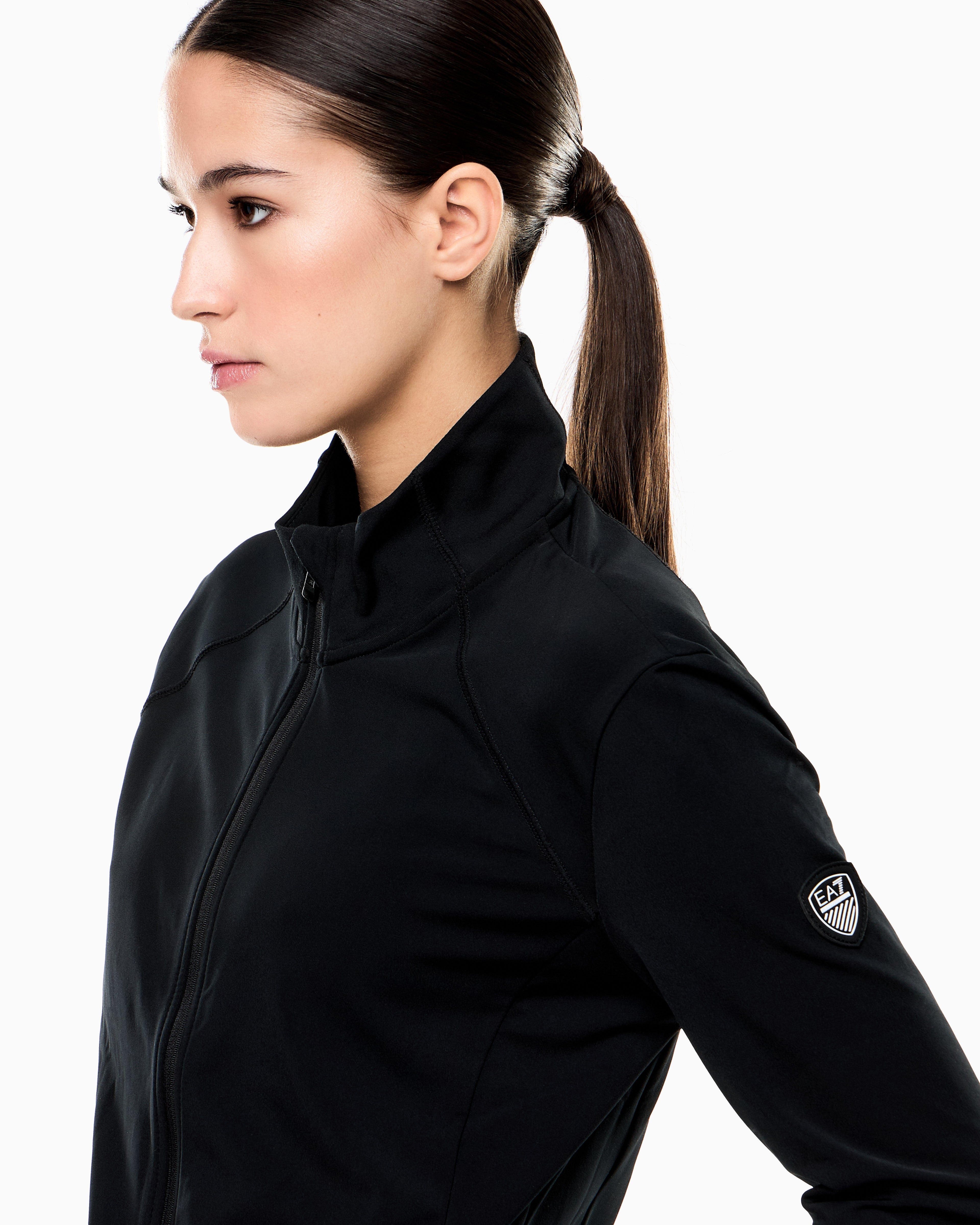 EA7 Powerstretch fabric technical ski fleece