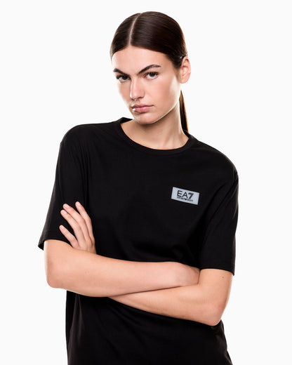 EA7 Contemporary Sport cotton-jersey crew-neck T-shirt