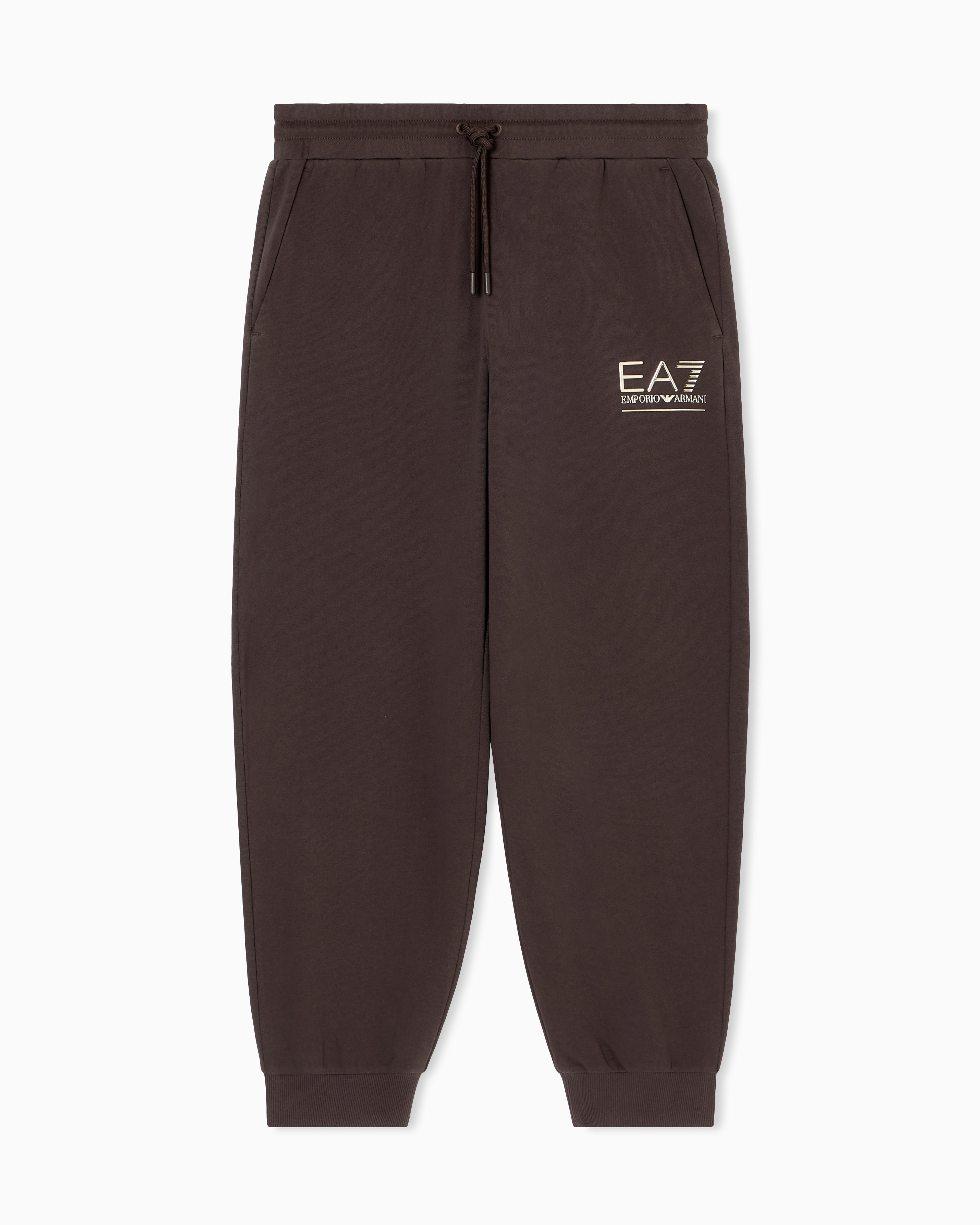 EA7 Visibility cotton-blend joggers