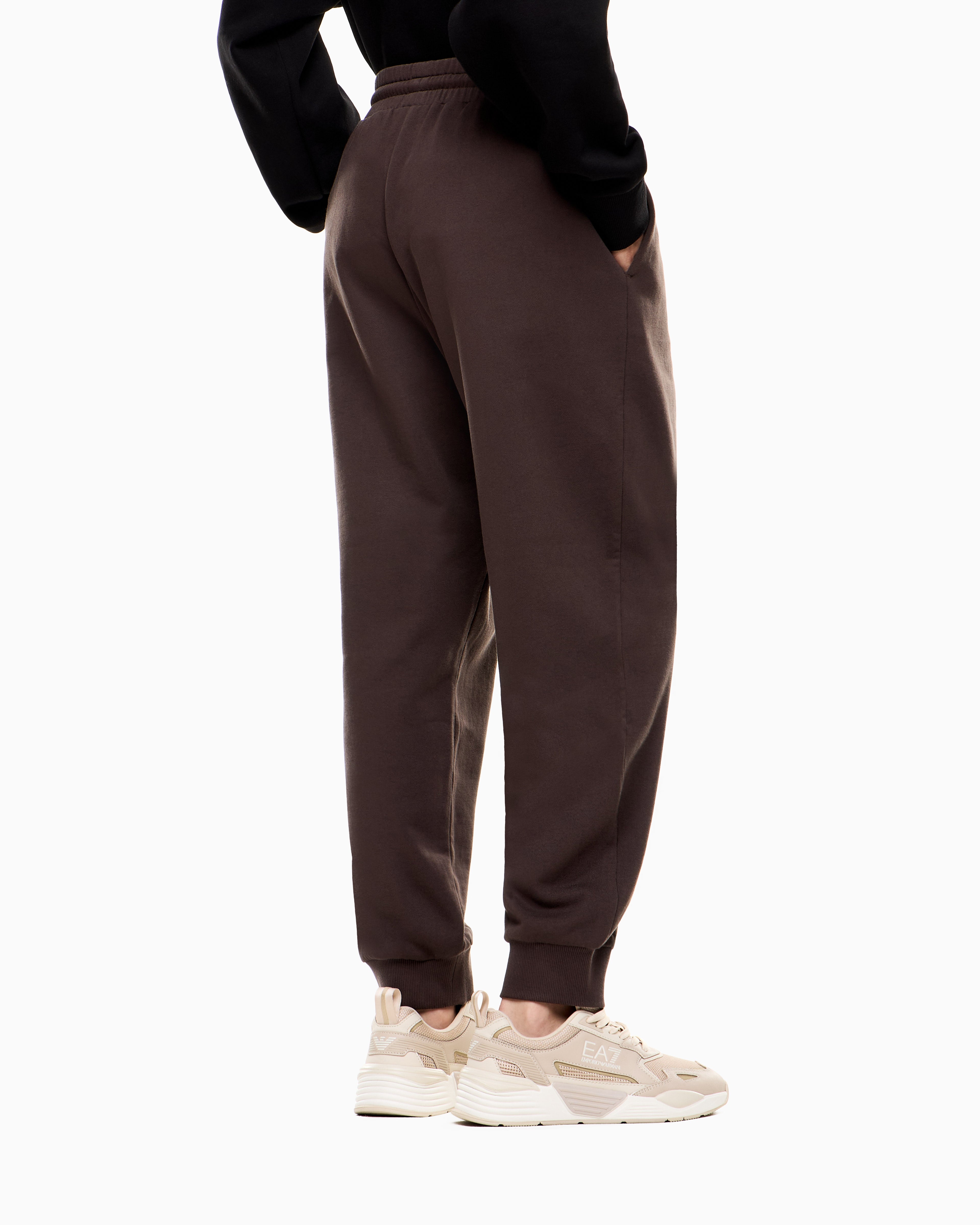 EA7 Visibility cotton-blend joggers