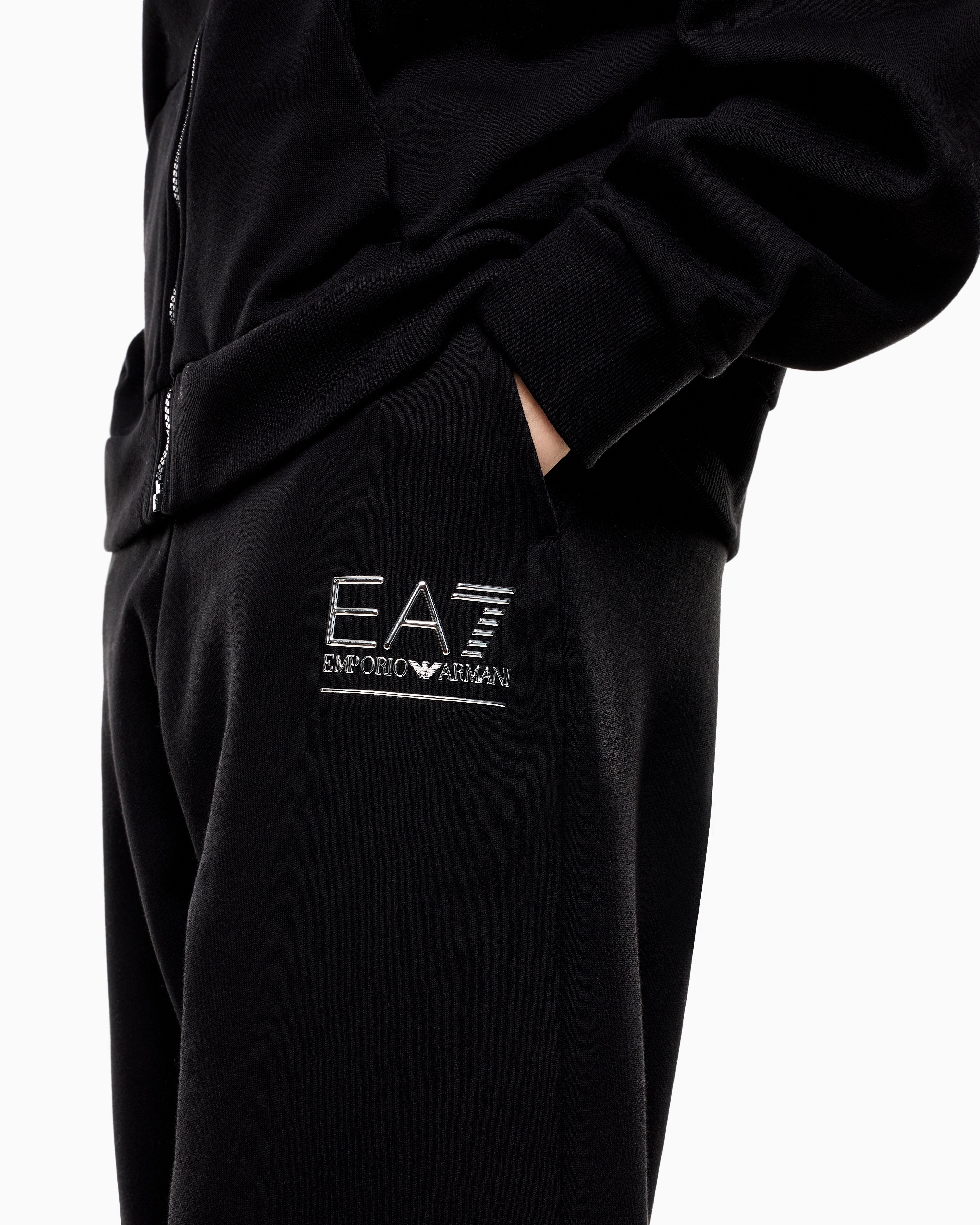EA7 Cotton-blend Visibility tracksuit