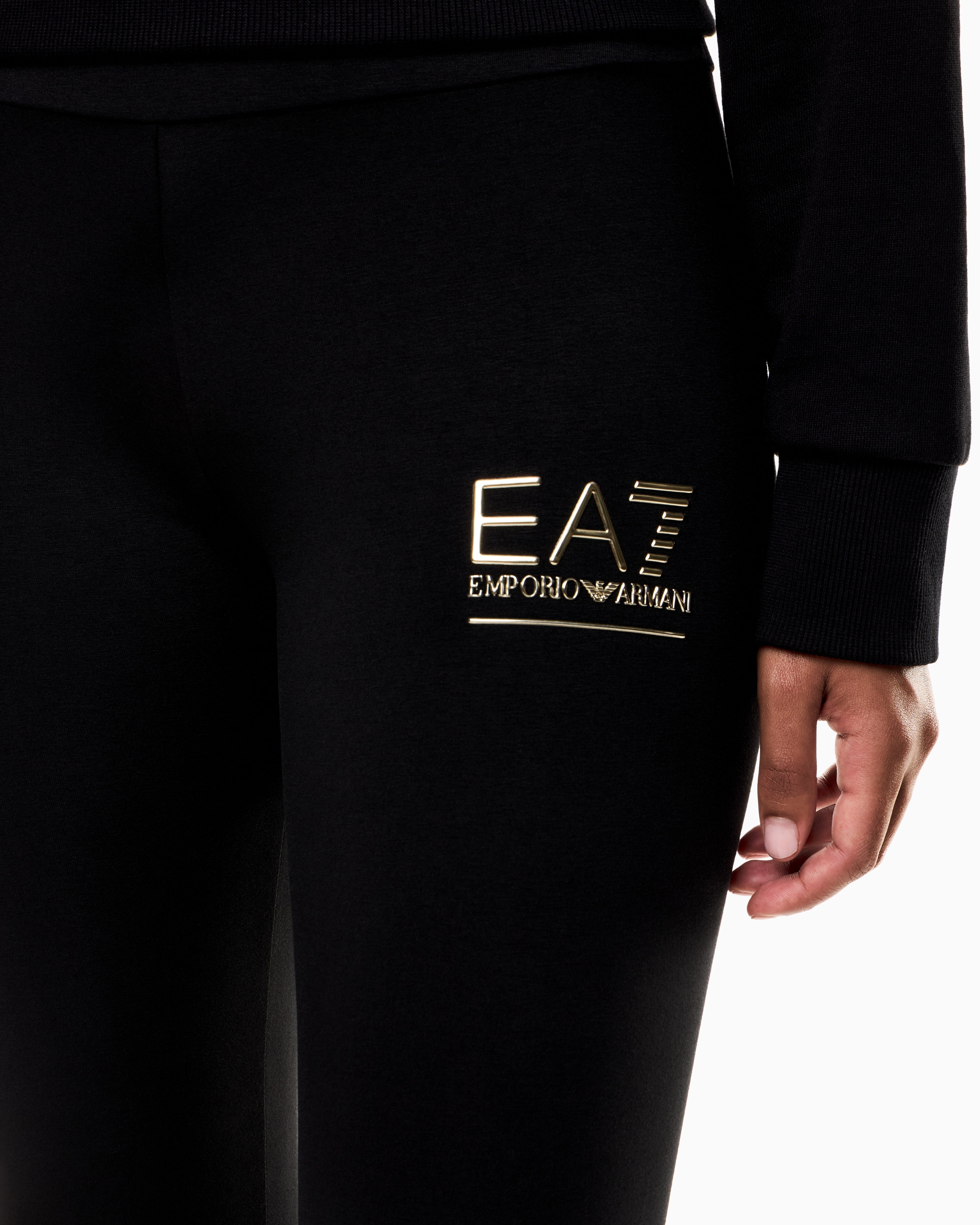 EA7 Visibility stretch-cotton leggings