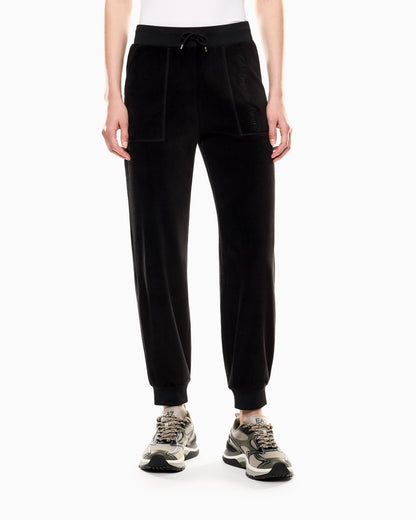 EA7 Athletic Velour stretch chenille joggers