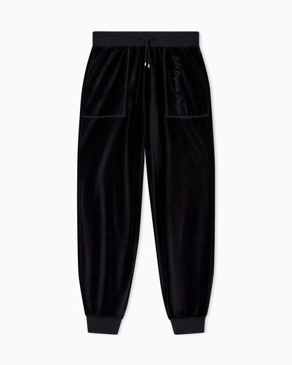 EA7 Athletic Velour stretch chenille joggers