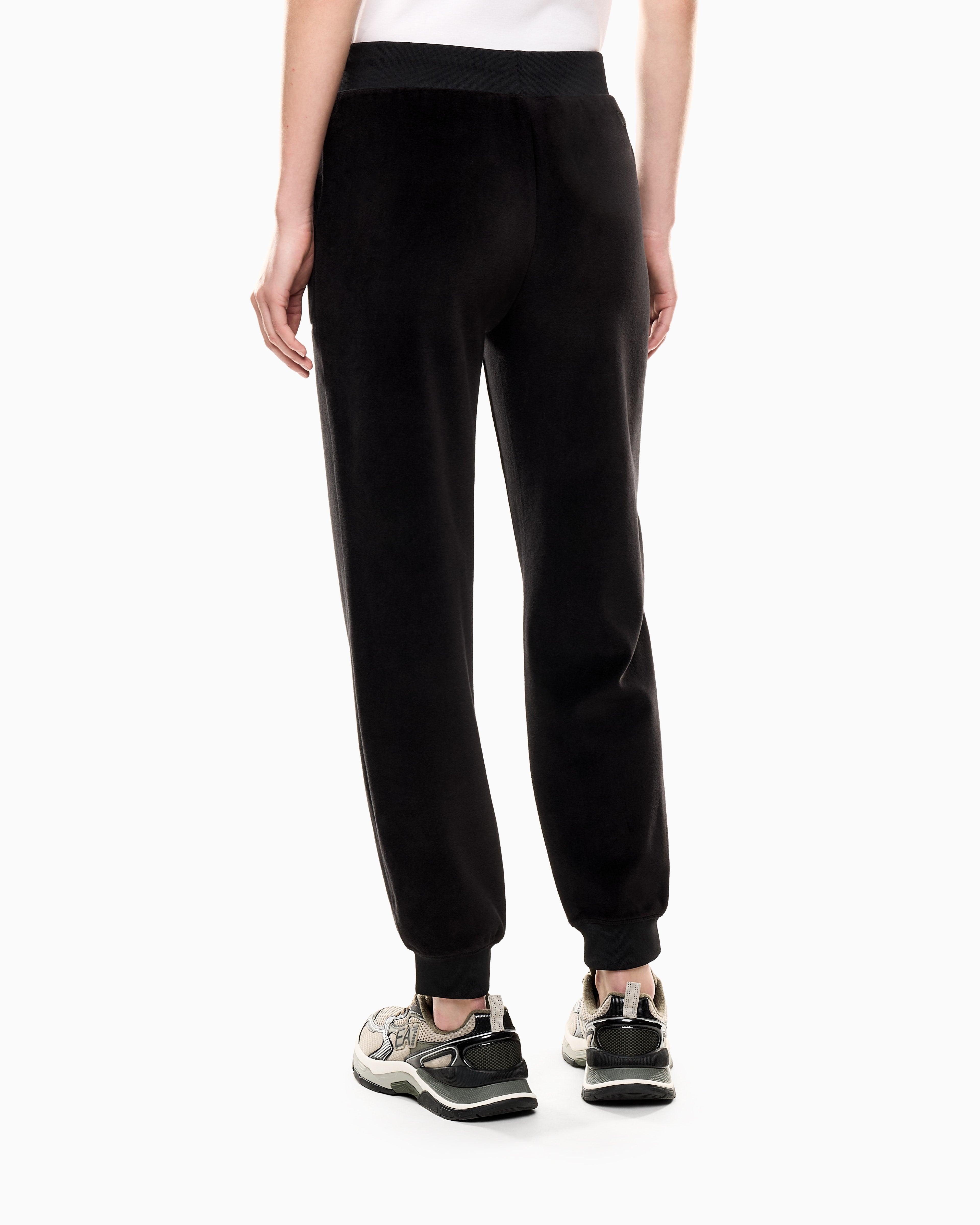EA7 Athletic Velour stretch chenille joggers