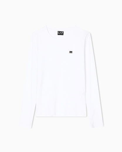 EA7 Core Lady stretch-jersey, long-sleeved T-shirt
