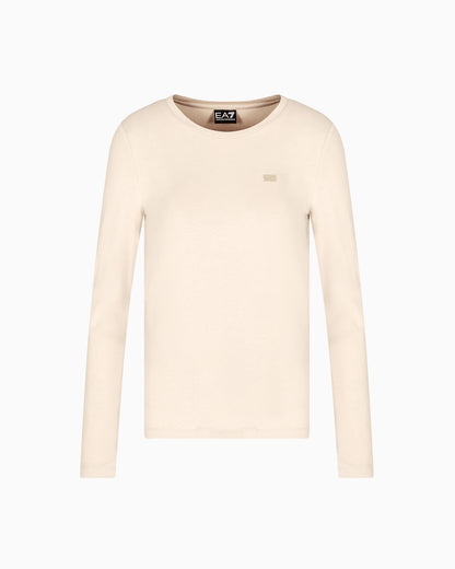 EA7 Core Lady stretch-jersey, long-sleeved T-shirt