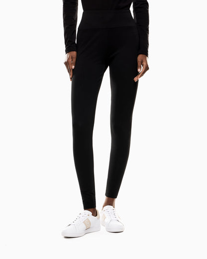 EA7 Core Lady stretch cotton jersey leggings
