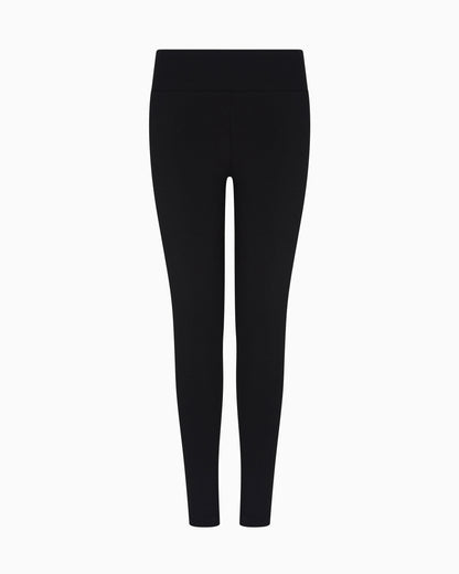 EA7 Stretch legging in cotton jersey with high waist Core Lady