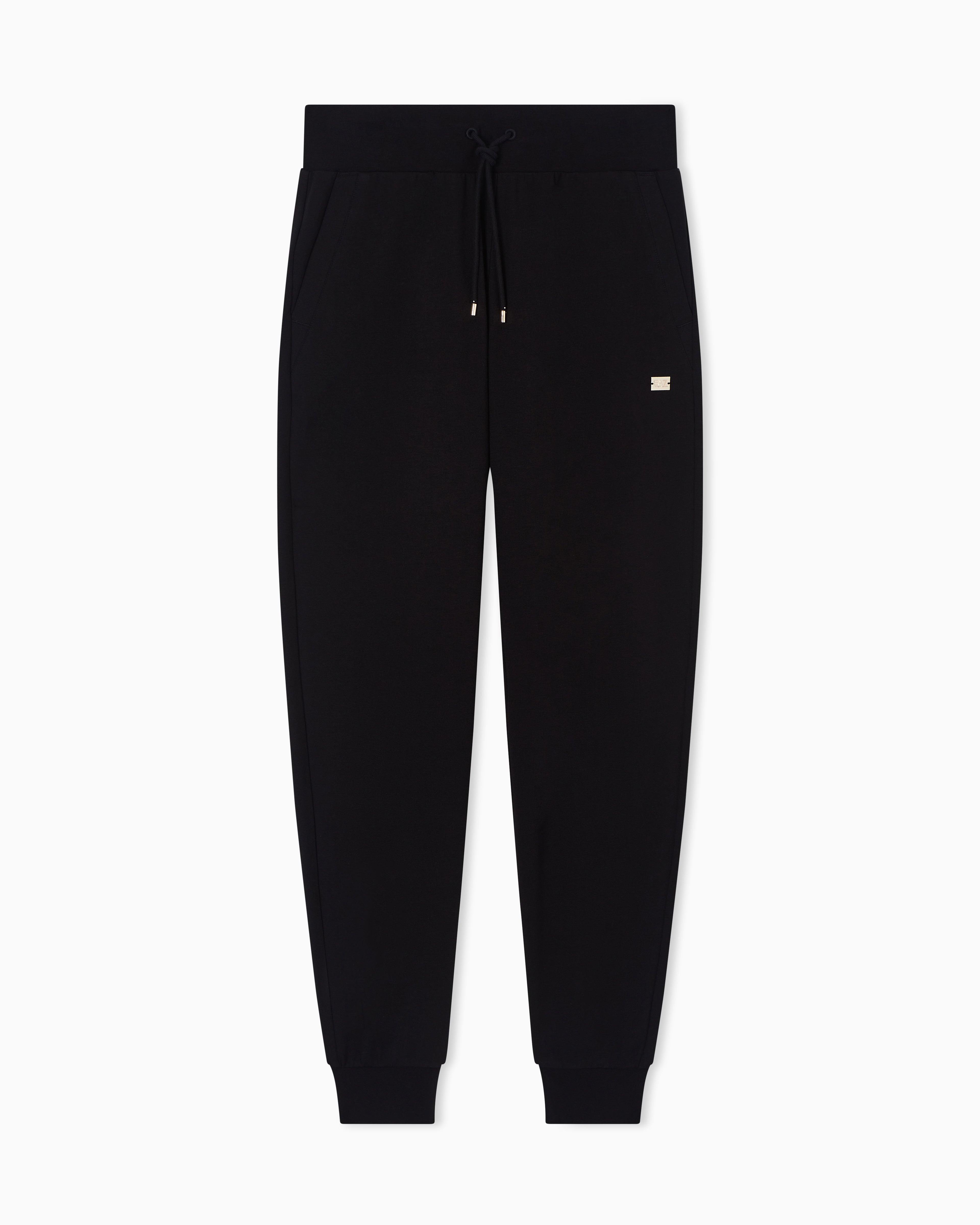 EA7 Cotton stretch joggers with an elastic waist Core Lady