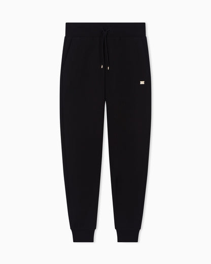 EA7 Cotton stretch joggers with an elastic waist Core Lady