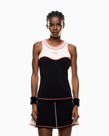 EA7 Tennis Pro top in VENTUS7 technical fabric