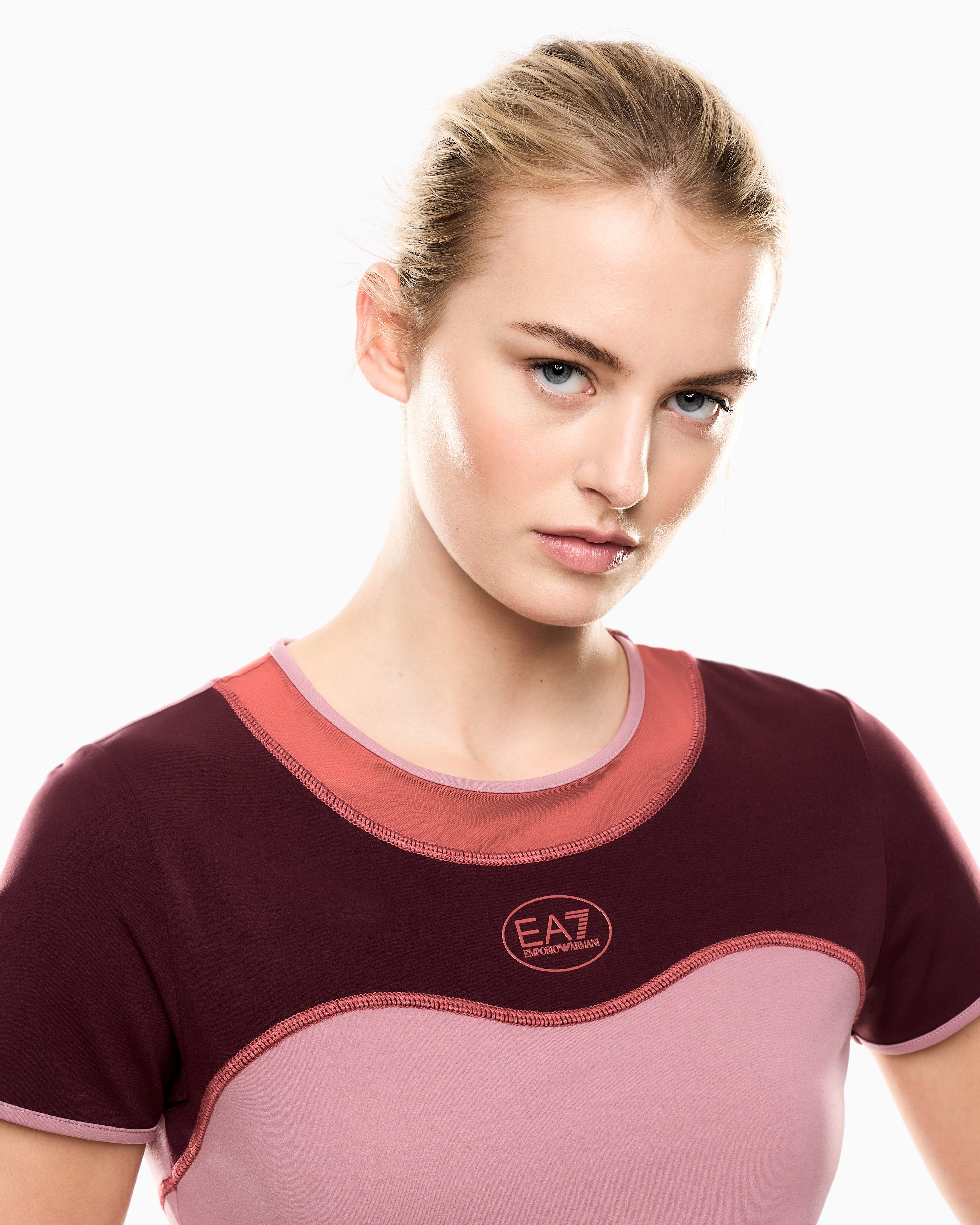 EA7 Tennis Pro crew-neck T-shirt in VENTUS7 technical fabric