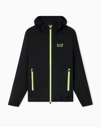 EA7 Dynamic Athlete hooded jacket in VENTUS7 technical fabric