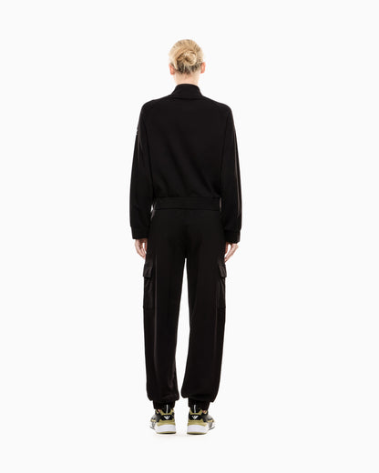 EA7 Stretch cotton tracksuit with cargo trousers
