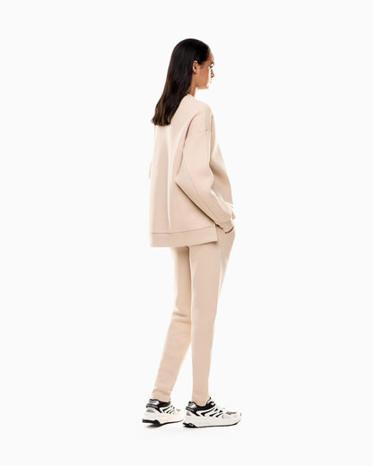 EA7 Logo Series cotton interlock tracksuit