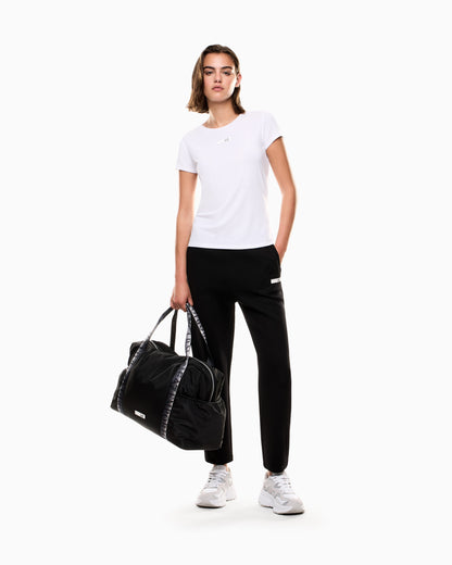 EA7 Dynamic Athlete crew-neck T-shirt in Natural VENTUS7 technical fabric
