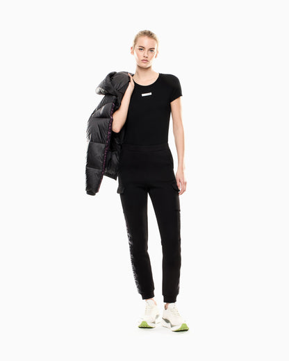 EA7 Dynamic Athlete crew-neck T-shirt in Natural VENTUS7 technical fabric