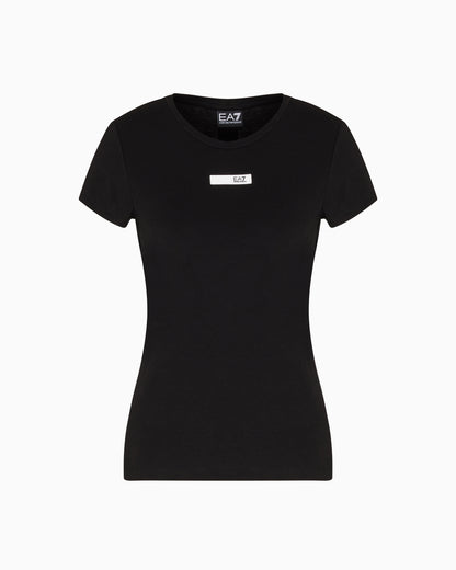 EA7 Dynamic Athlete crew-neck T-shirt in Natural VENTUS7 technical fabric