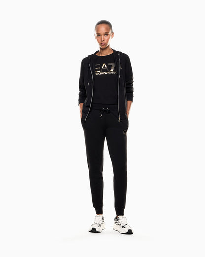 EA7 Logo Series stretch-jersey crew-neck T-shirt