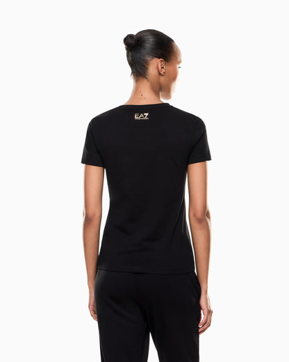EA7 Logo Series stretch-jersey crew-neck T-shirt