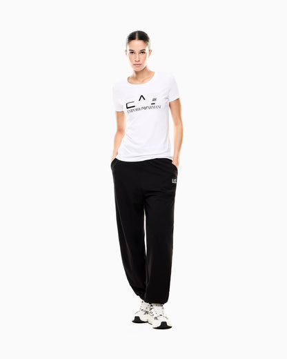 EA7 Logo Series stretch-jersey crew-neck T-shirt