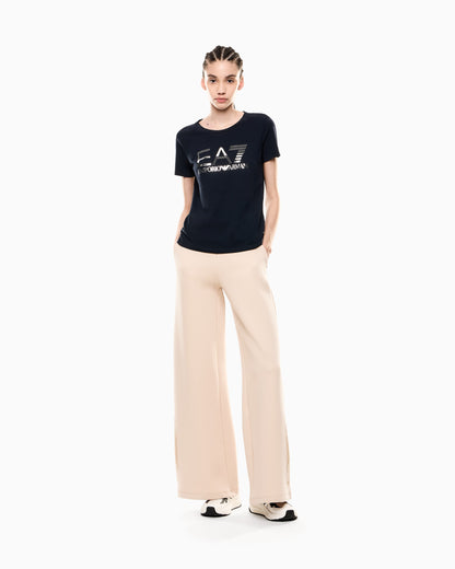 EA7 Logo Series stretch-jersey crew-neck T-shirt