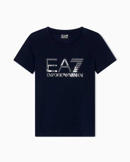 EA7 Logo Series stretch-jersey crew-neck T-shirt