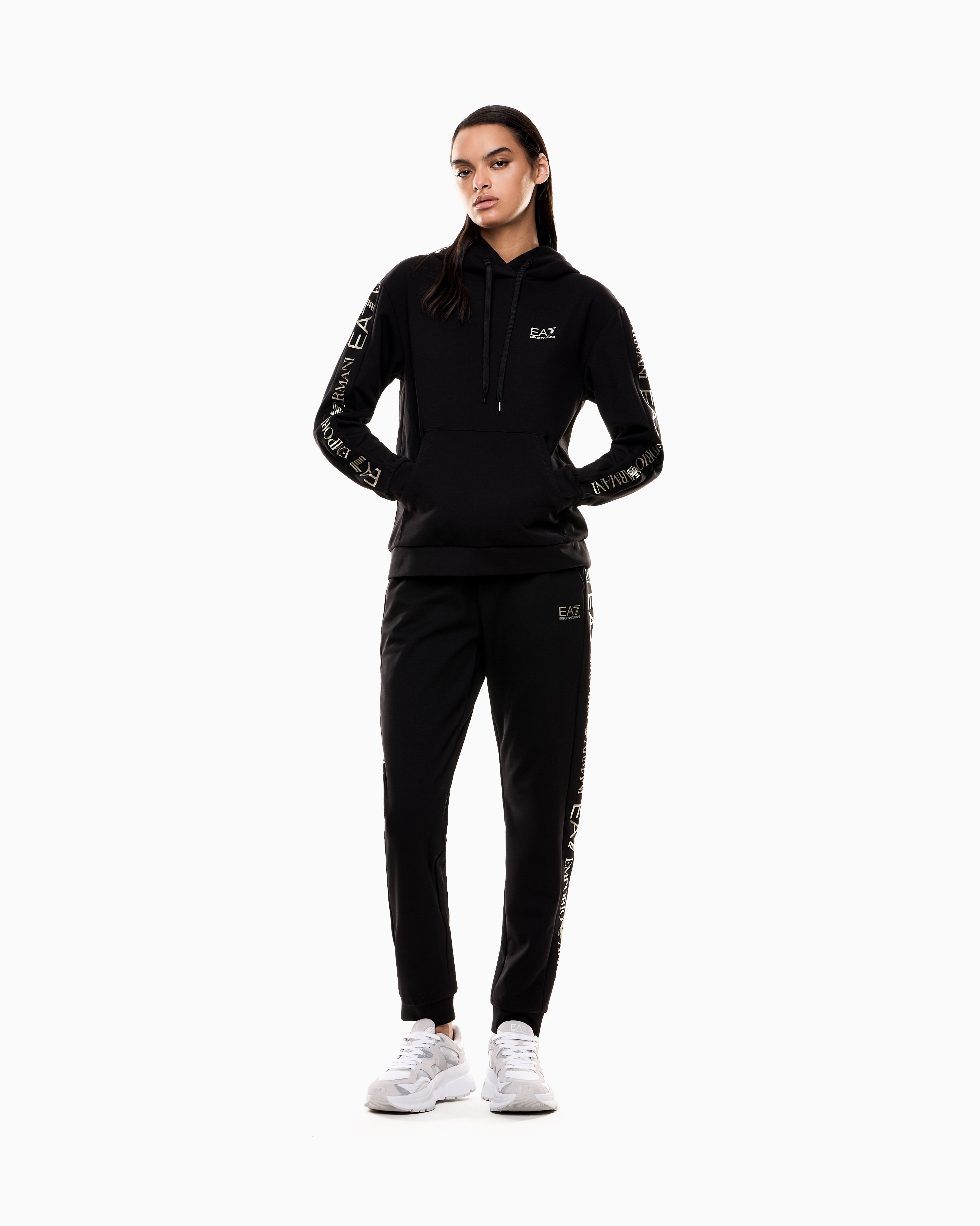 EA7 Cotton-blend tracksuit
