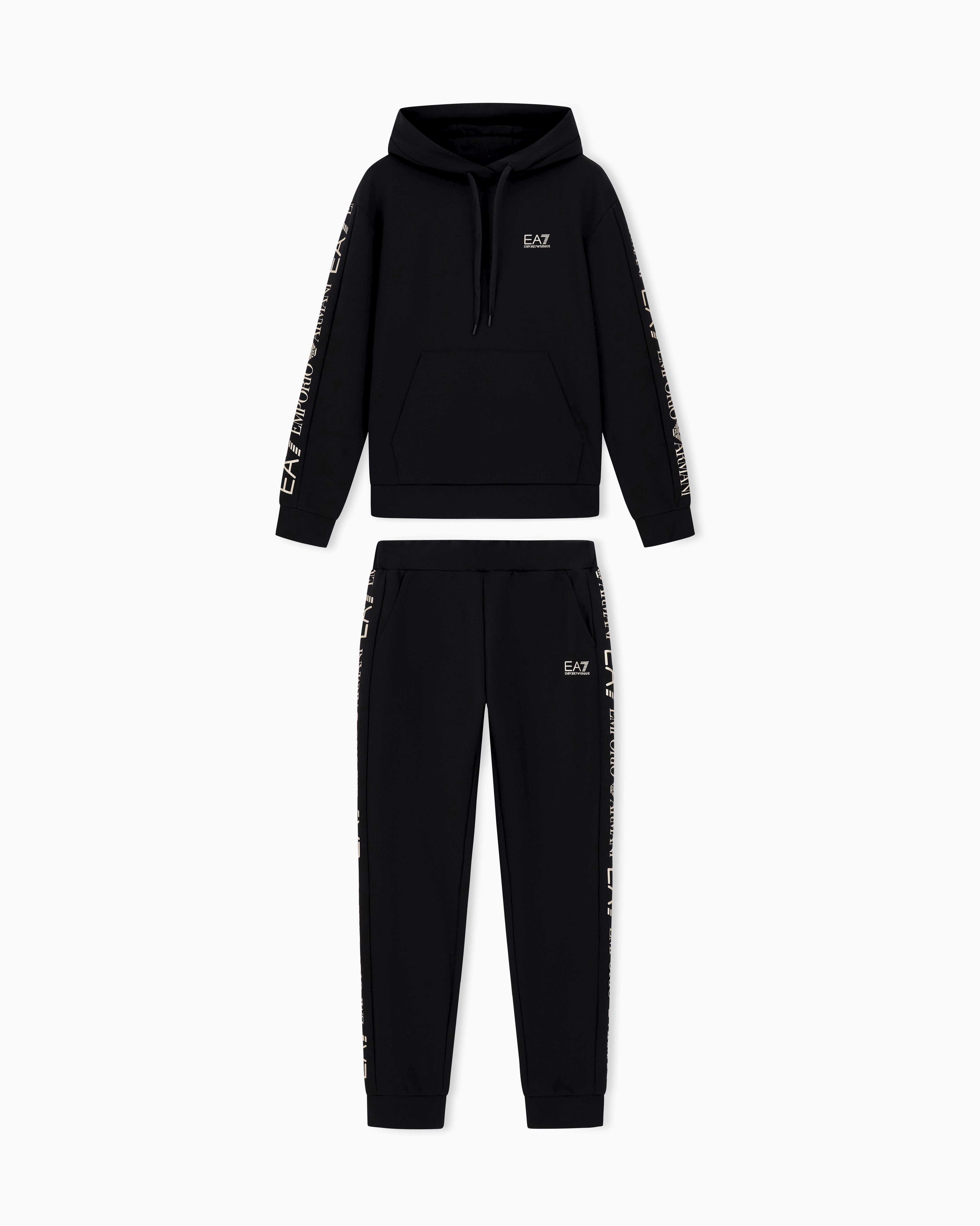 EA7 Cotton-blend tracksuit