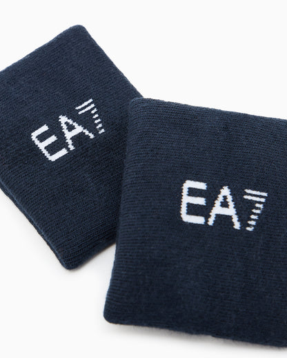 EA7 Tennis Pro stretch-cotton blend wristbands