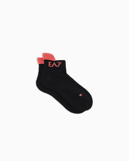 EA7 Tennis Pro cotton-blend ankle socks