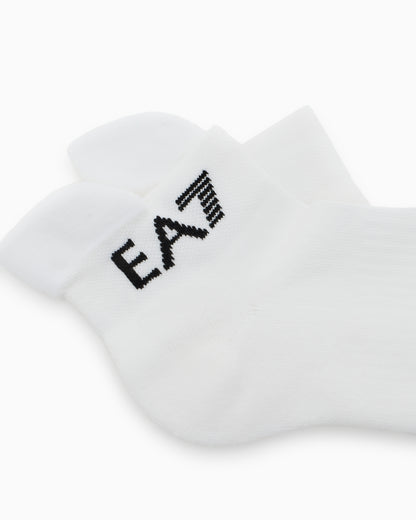 EA7 Tennis socks in soft cotton with jacquard logo Tennis Pro