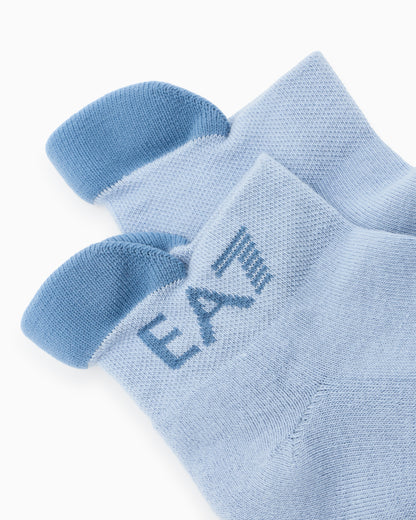 EA7 Tennis socks in soft cotton with jacquard logo Tennis Pro