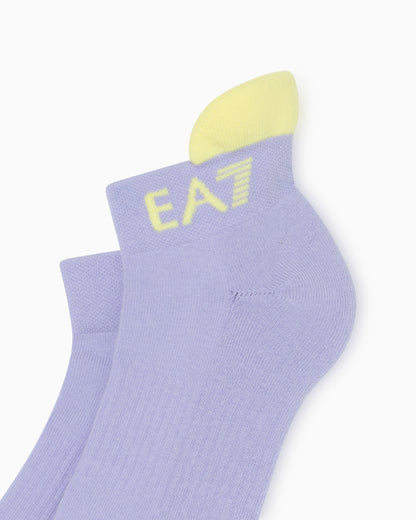 EA7 Tennis Pro cotton-blend ankle socks