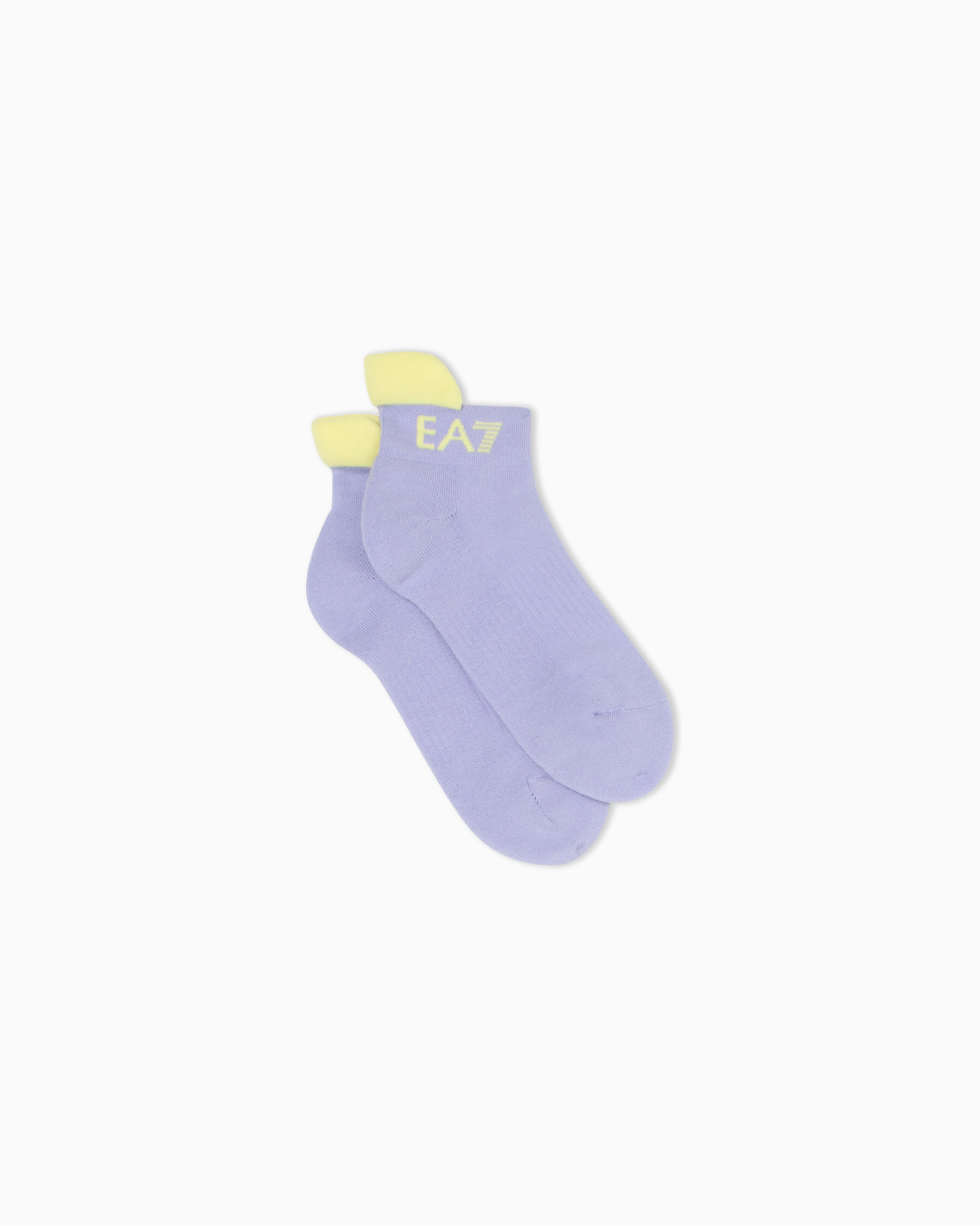 EA7 Tennis Pro cotton-blend ankle socks