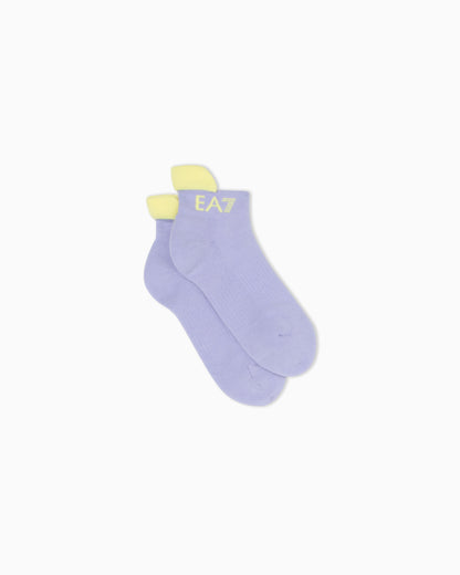 EA7 Tennis Pro cotton-blend ankle socks