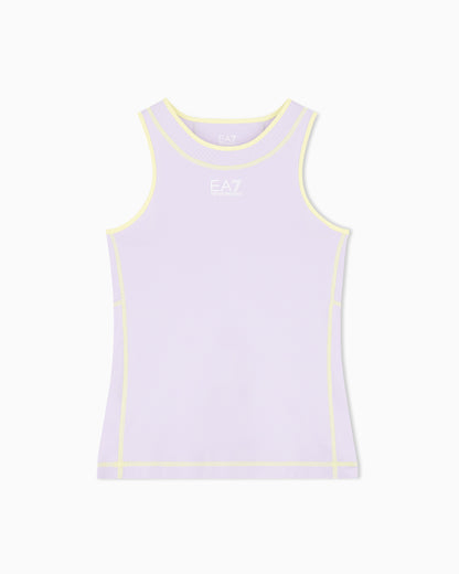 EA7 Tennis Pro tank top in stretch technical fabric