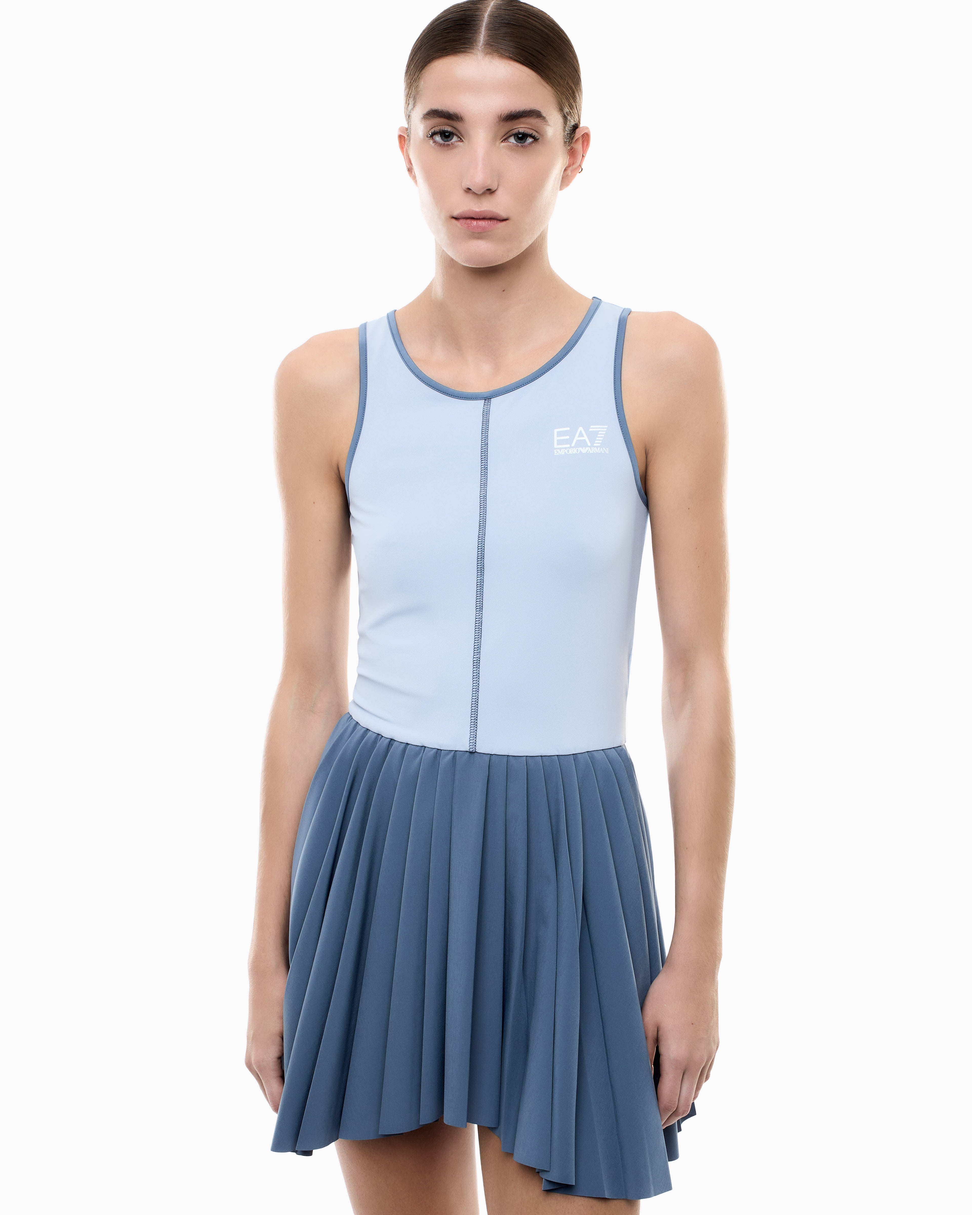 EA7 Tennis Pro dress in VENTUS7 technical fabric