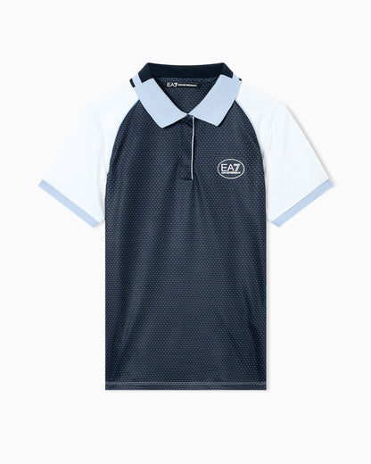 EA7 Golf Pro polo shirt in VENTUS7 technical fabric
