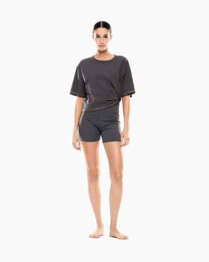 EA7 Fullness Vigor7 stretch jersey shorts