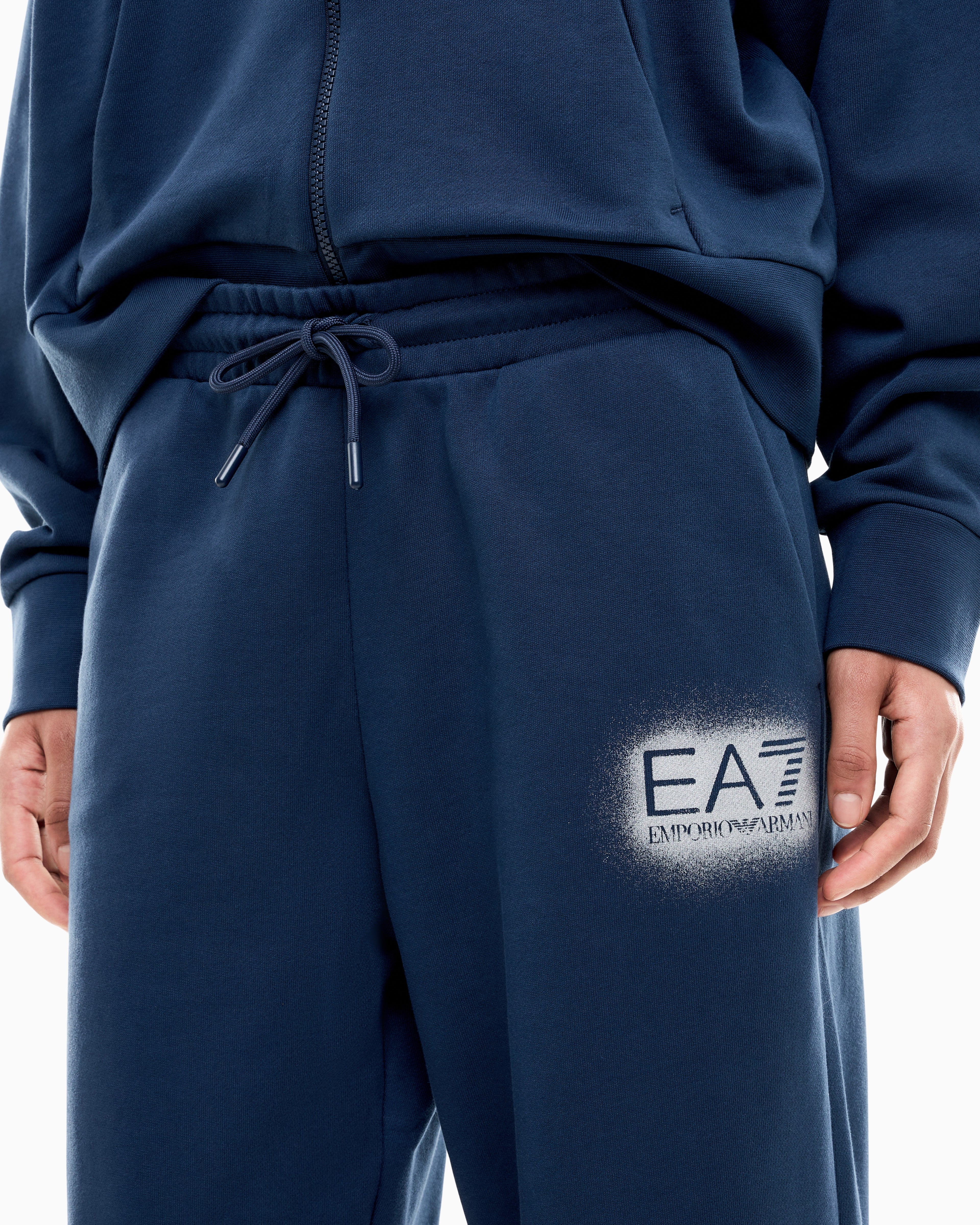 EA7 Cotton-blend Visibility tracksuit