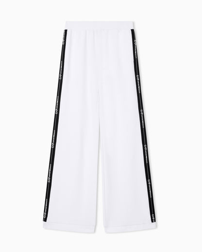 EA7 Logo Series stretch cotton-blend trousers