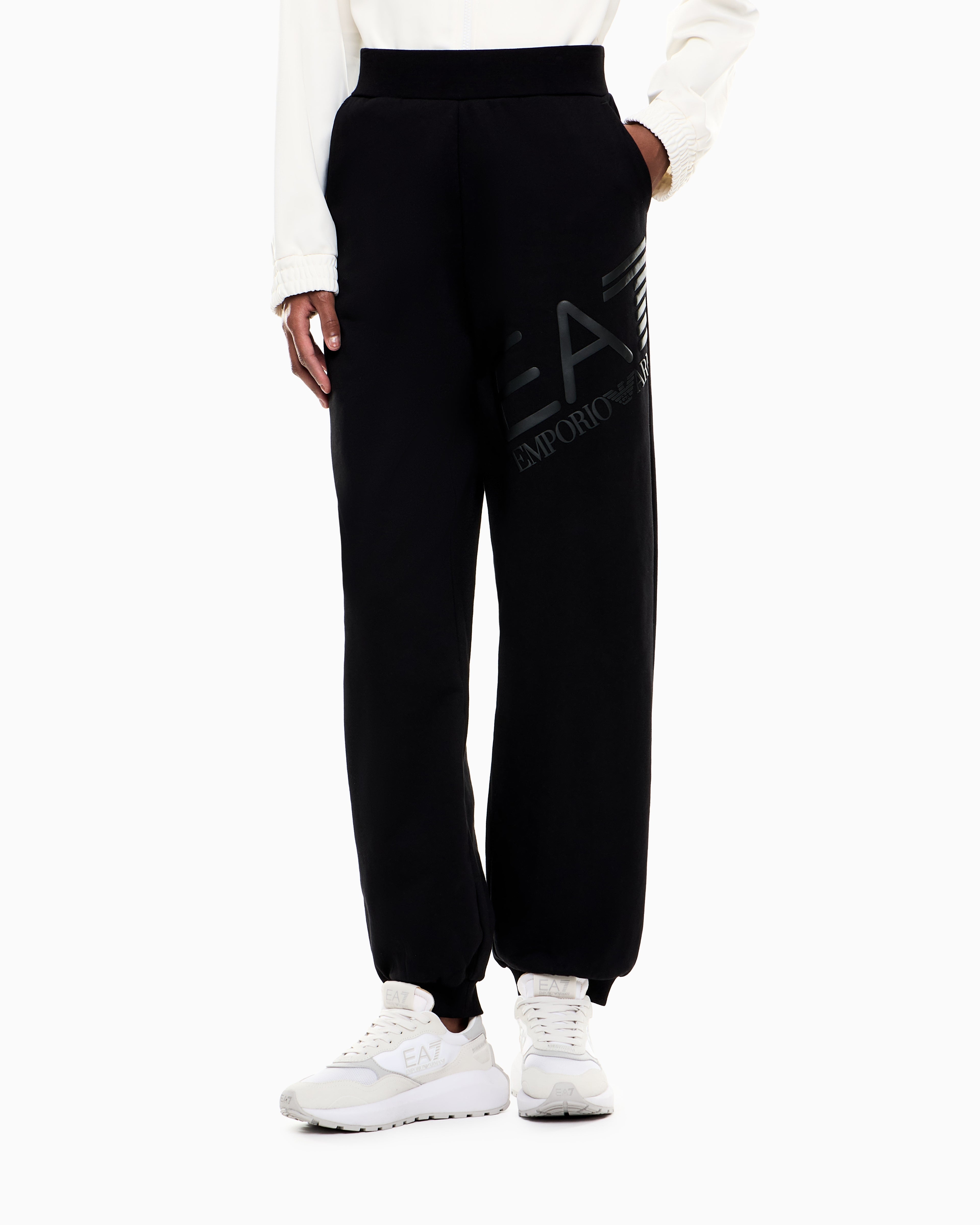 EA7 Logo Series jersey joggers