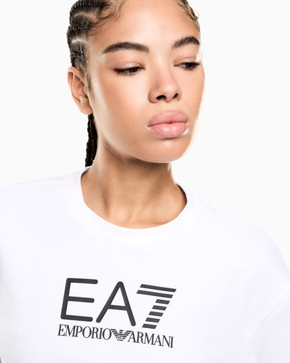 EA7 Stretch cotton-jersey T-shirt and shorts set
